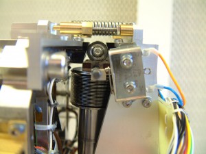 The coarse approach mechanism used to move the MIDAS AFM into contact with the sample