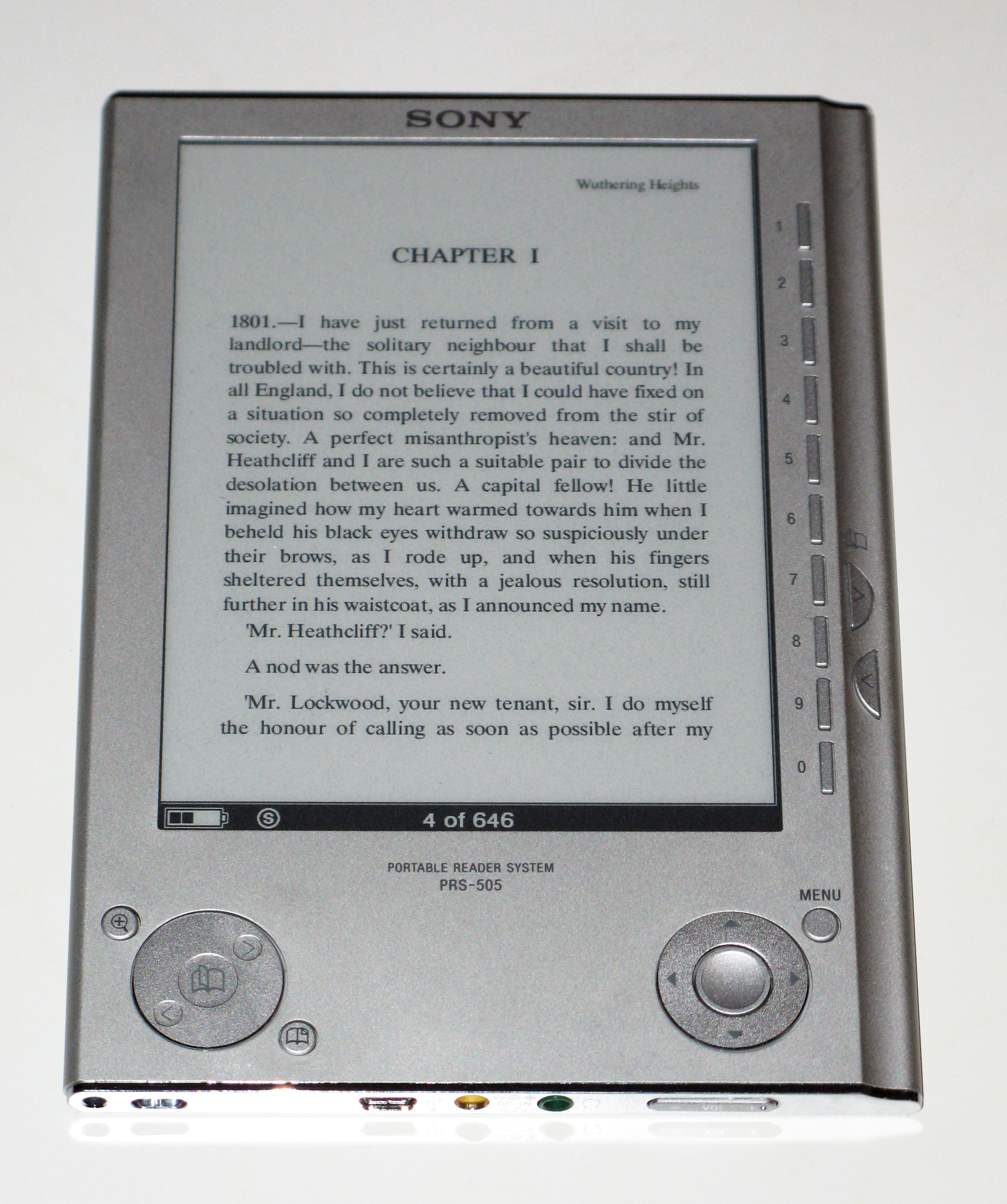 Sony PRS-505 ebook reader